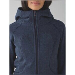 Lululemon Scuba Full Zip Hoodie – Size 6 – Heathered Blue